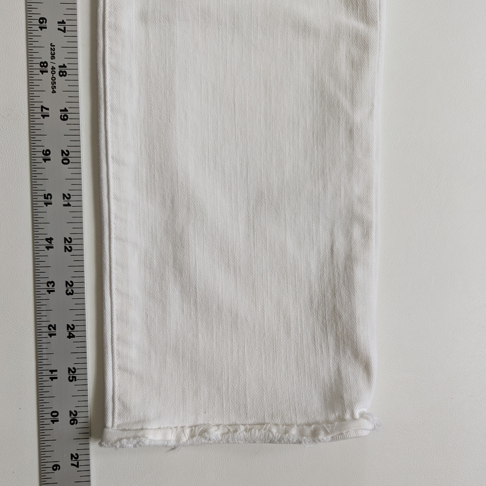 DL1961 Mara Instasculpt Straight Leg Ankle Women's White Jeans Size 28/6 - Picture 7 of 9